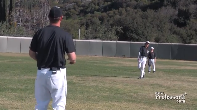 Baseball Lessons Outfield Drills 1 – Fly Ball ID