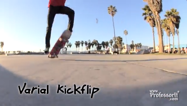 Skateboarding Tricks 10: Varial Kick Flip